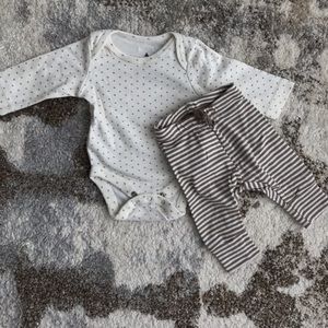Baby gap newborn long sleeve pant set new wo tags